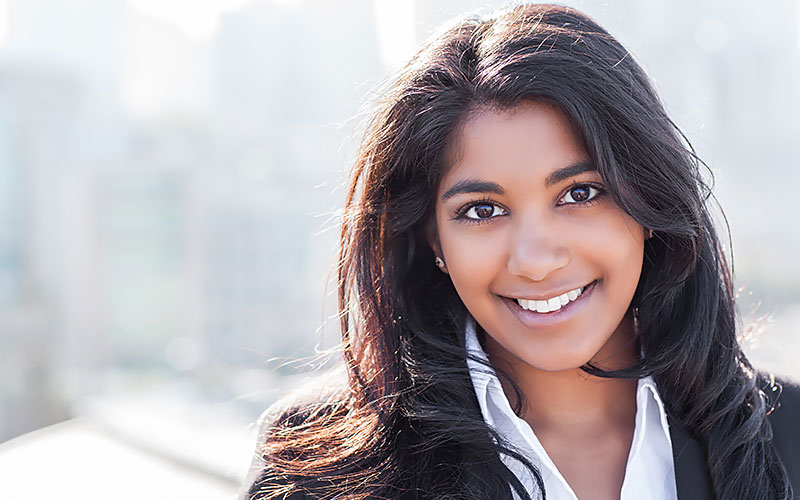 Young Lady with a Beautiful Smile