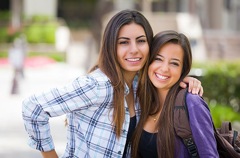 smiling girls